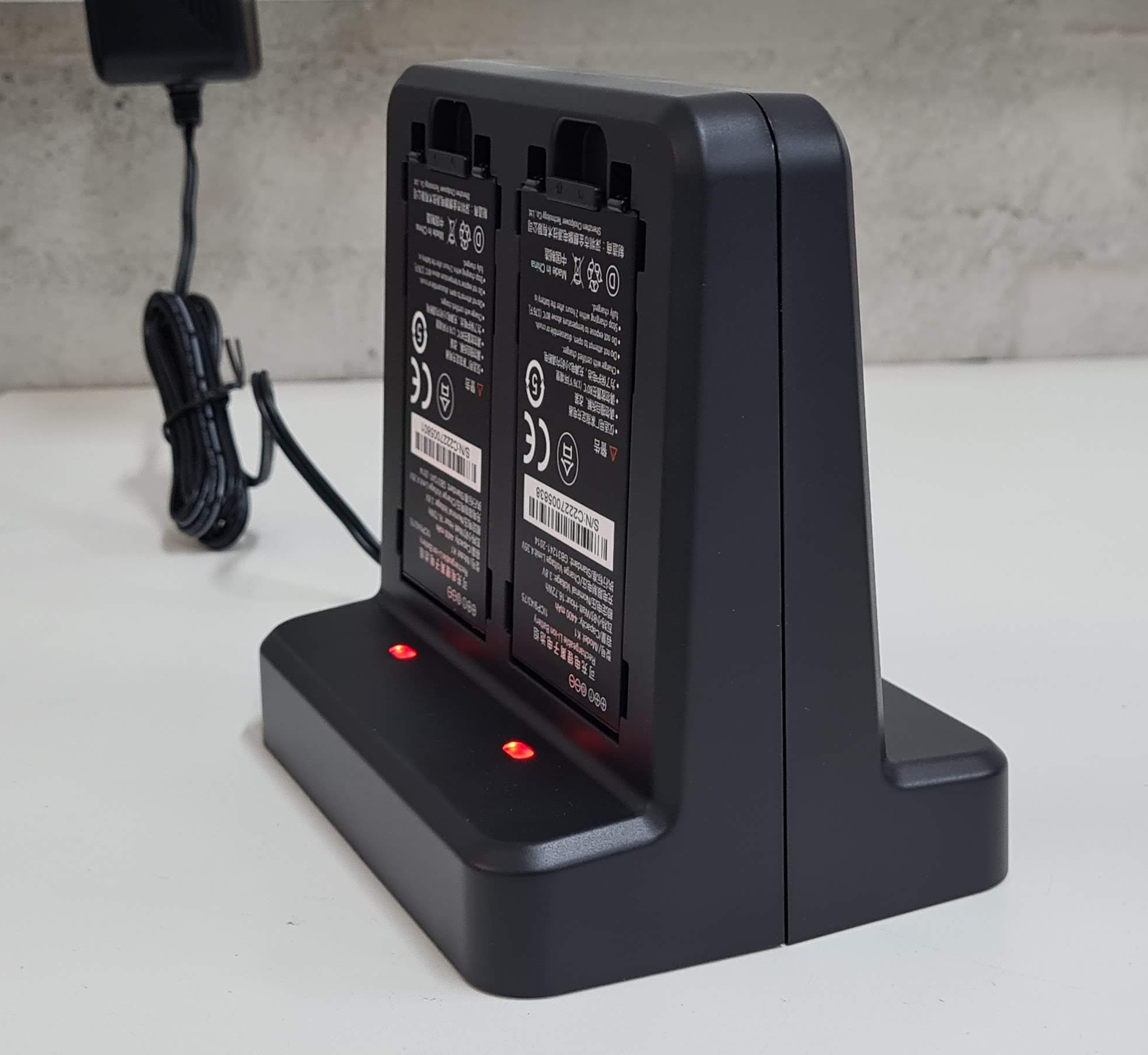 Opladningsdock til 4 batterier