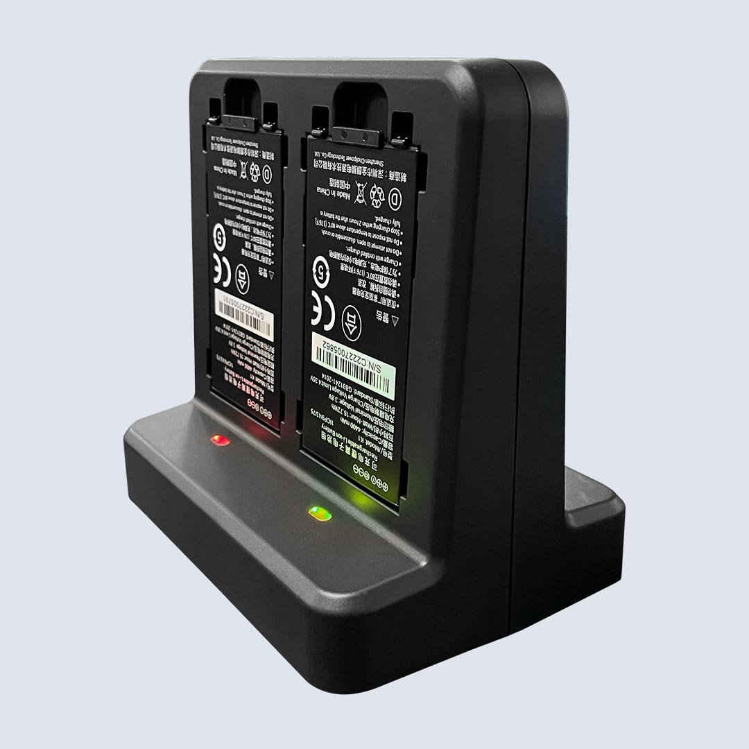 Opladningsdock til 4 batterier